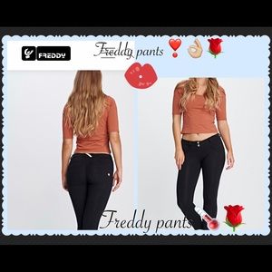 NWT Authentic FREDDY WR.UP skinny black pants❣️